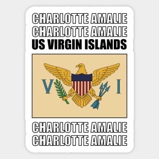 Flag of US Virgin Islands Sticker